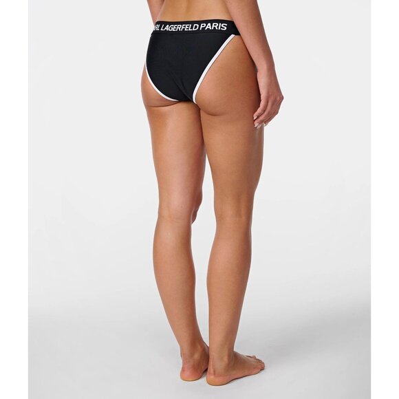 Karl Lagerfeld Paris NWT Adrienne Triangle Bikini Top & Cheeky Bottoms M/L - Picture 4 of 8